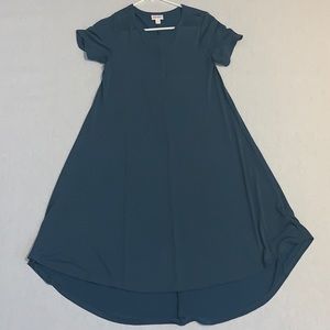 Blue T-shirt dress